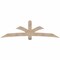 Ekena Millwork Davenport Smooth Timber Gable Bracket, Douglas Fir, 96"W x 28"H x 5 1/2"D x 5 1/2"F, 7/12 Pitch GBW096X28X0606DAV00SDF - alternate 1